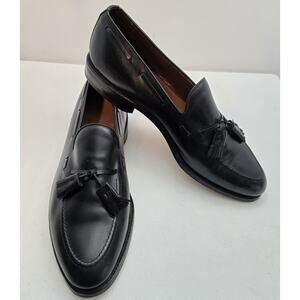 Allen Edmonds Black GRAYSON Mens Leather Tassel Loafers 10 B